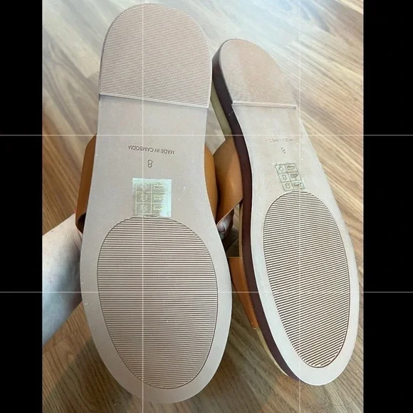 MADEWELL The Louisa Crisscross Slide In English Saddle - Picture 16 of 16